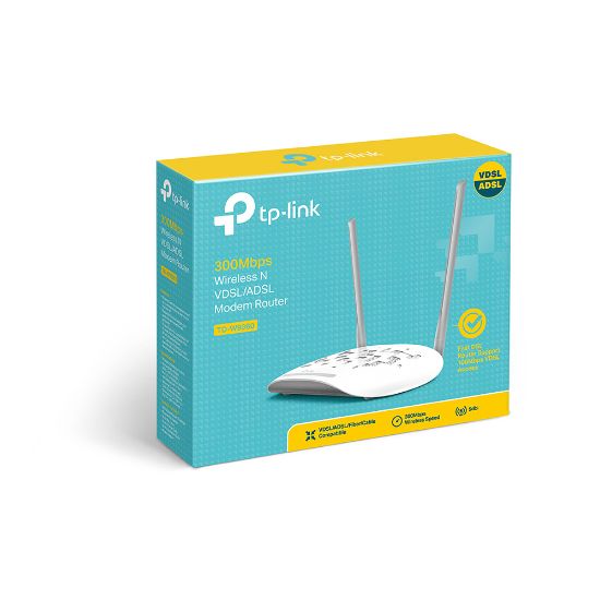 TP-LINK TD-W9960 4PORT ADSL/VDSL 300Mbps MODEM/ROUTER resmi