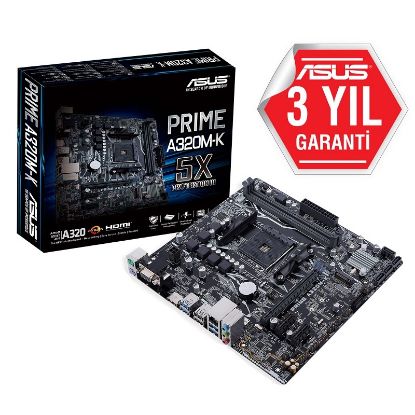 ASUS PRIME A320M-K DDR4 3200Mhz S+GLAN USB3 AM4 resmi