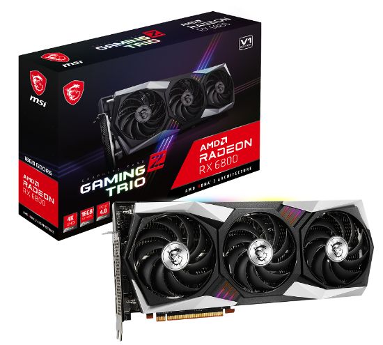 MSI RADEON RX 6800 GAMING Z TRIO 16GB V1 GDDR6 HDMI DP 256Bit  resmi