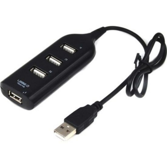 QPORT QUC-201 USB 2.0 ÇOKLAYICI 1 GİRİŞ 4 ÇIKIŞ resmi