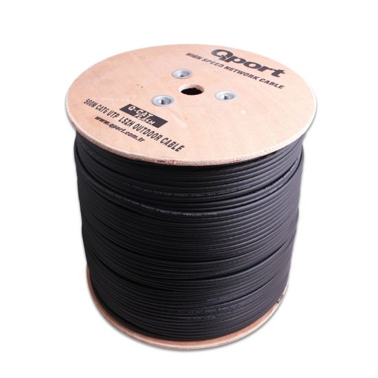 QPORT Q-CATFLASH 500 METRE LSZH CAT6 OUTDOOR KABLO resmi