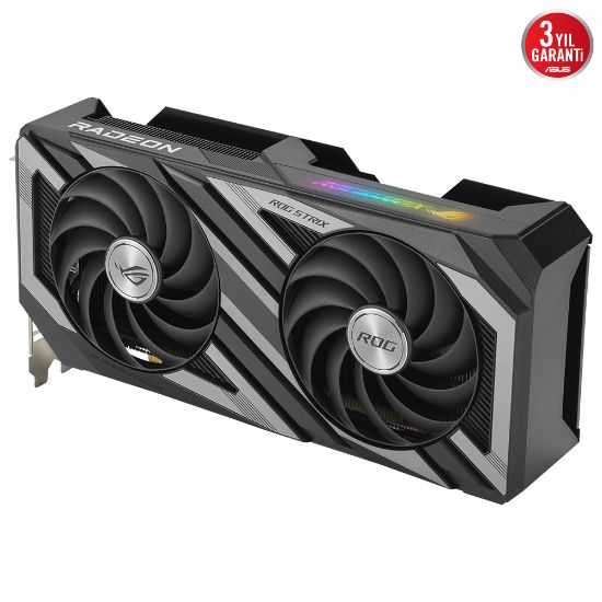 ASUS ROG-STRIX-RX7600-O8G-GAMING 8GB GDDR6 HDMI DP 128BIT resmi