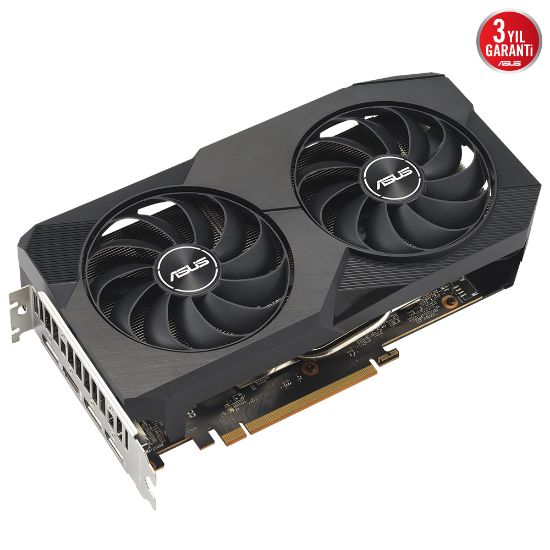 ASUS DUAL-RX7600-O8G 8GB GDDR6 HDMI DP 128BİT resmi