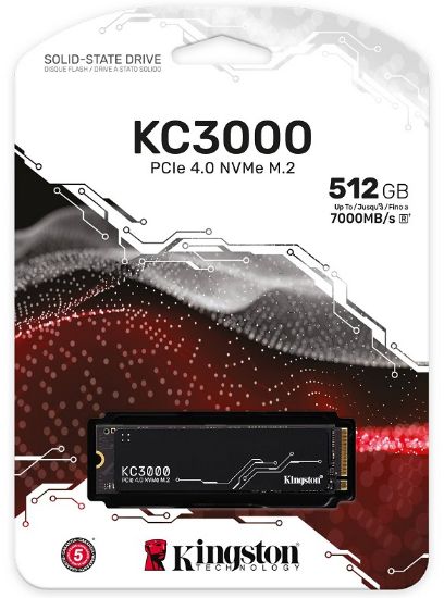 512GB KINGSTON KC3000 M.2 NVMe PCIe 4.0 SKC3000S/512G 7000/3900MB/s resmi