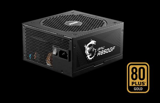 MSI MPG A750GF 750W 80+ GOLD POWER SUPPLY resmi