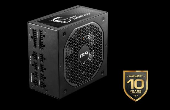 MSI MPG A750GF 750W 80+ GOLD POWER SUPPLY resmi