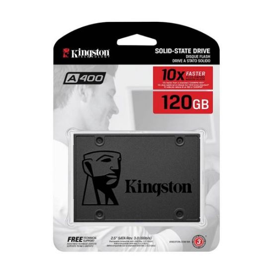 120GB KINGSTON A400 500/320MBs SSD SA400S37/120G resmi