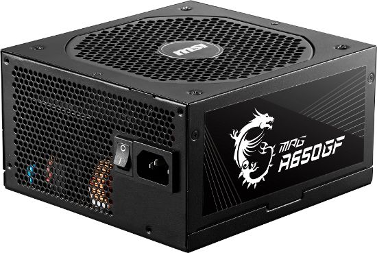 MSI MPG A650GF 650W 80+ GOLD POWER SUPPLY resmi