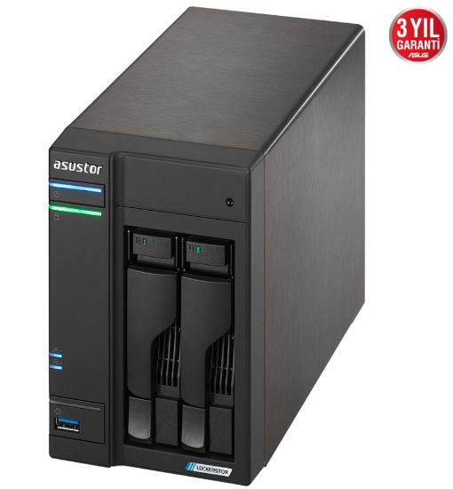 ASUSTOR AS6602T 2 YUVALI 4GB NAS DEPOLAMA ÜNİTESİ resmi