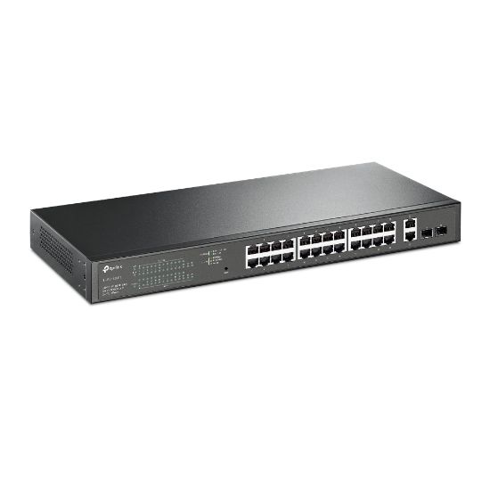 TP-LINK TL-SG1428PE 28PORT 10/100/1000 YÖNETİLEBİLİR POE SWITCH resmi