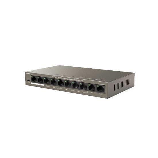 TENDA TEF1110P-8-63W 10PORT 10/100 SWITCH resmi