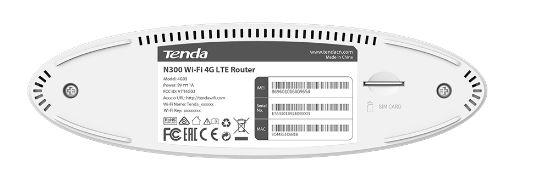 TENDA 4G03 N300 2PORT 300Mbps ROUTER (SIM KART TAKILABİLİR) resmi