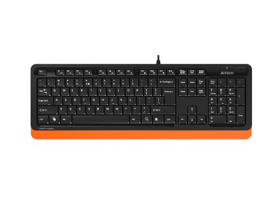 A4 TECH FK10 FN-MULTIMEDYA Q KLAVYE USB TURUNCU resmi