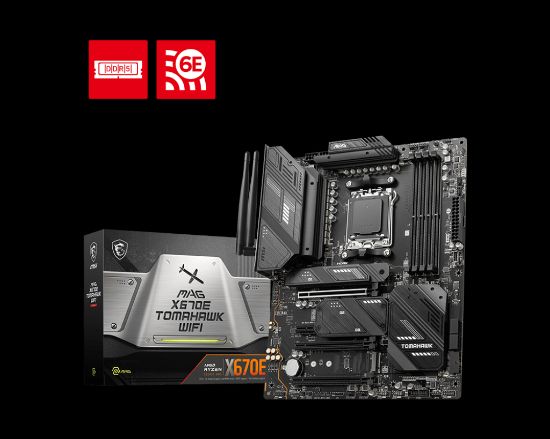 MSI MAG X670E TOMAHAWK WIFI AM5 DDR5 6600MHZ ATX  resmi