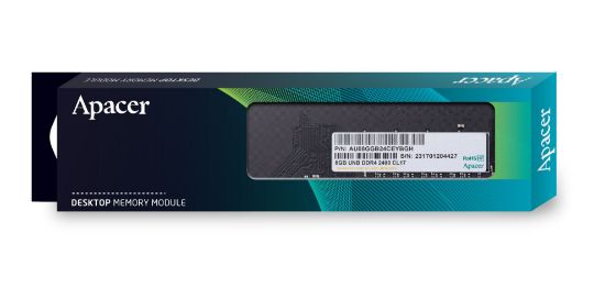 Apacer 8 GB (1x8GB) 2400Mhz CL17 DDR4 DIMM RAM (EL.08G2T.GFH) resmi