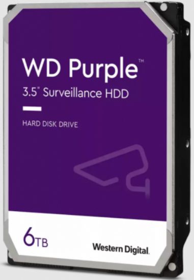 6TB WD Purple SATA 6Gb/s 256MB DV 7x24 WD64PURZ resmi