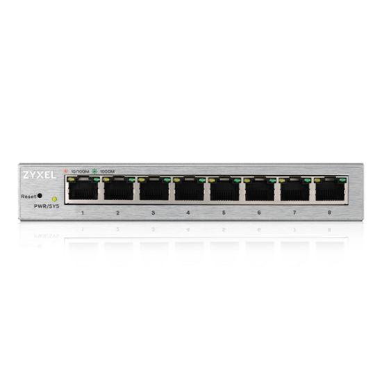 ZYXEL GS1200-8 8PORT GIGABIT WEB YÖNETİLİR SWITCH resmi