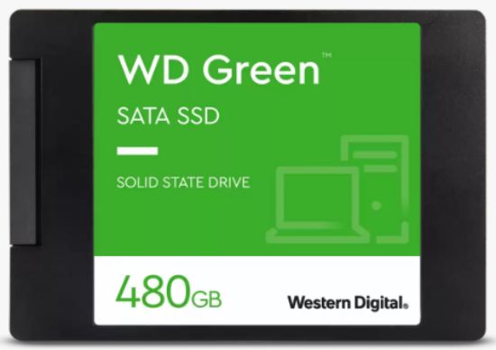 480GB WD GREEN 2.5" 545MB/s WDS480G3G0A SSD resmi