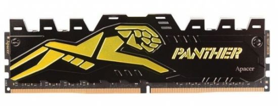 Apacer Panther Black-Gold 32GB (1x32GB) 3200Mhz CL16 DDR4 Gaming Ram (AH4U32G32C2827GAA-1) resmi