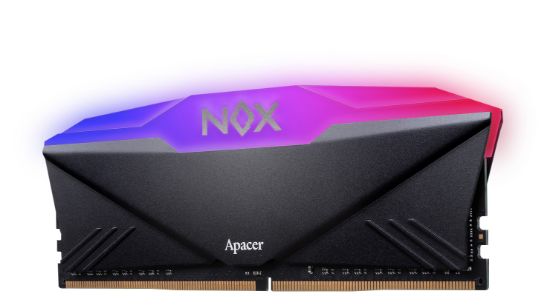 APACER DDR4 3000MHZ NOX RGB AURA BLACK RAM 8GB - AH4U08G30C08YNBAA-1 resmi