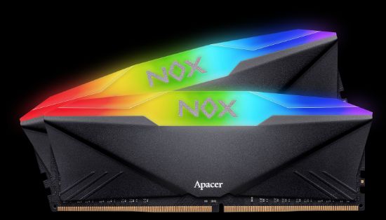 APACER DDR4 3000MHZ NOX RGB AURA BLACK RAM 8GB - AH4U08G30C08YNBAA-1 resmi