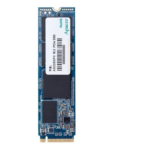 Apacer AS2280P4 512GB 2100/1500MB/s NVMe PCIe Gen3x4 M.2 SSD Disk (AP512GAS2280P4-1) resmi