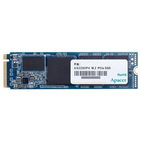 Apacer AS2280P4 512GB 2100/1500MB/s NVMe PCIe Gen3x4 M.2 SSD Disk (AP512GAS2280P4-1) resmi