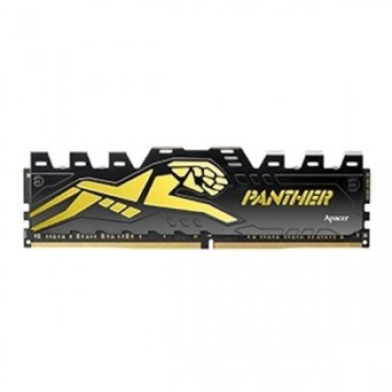 Apacer Panther Black-Gold 16GB (1x16GB) 3200Mhz CL16 DDR4 Gaming Ram (AH4U16G32C08Y7GAA-1) resmi