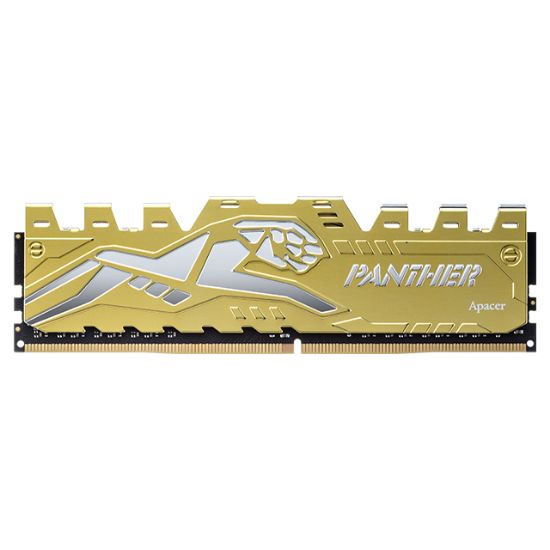 Apacer Panther Black-Gold 8GB (1x8GB) 3000Mhz CL16 DDR4 Gaming Ram (EK.08G2Z.GJC) resmi