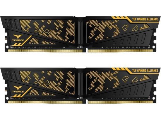 Team T-Force Vulcan TUF Gaming Alliance 16GB (2x8GB) 3600MHz CL18 DDR4 Gaming Ram (TLTYD416G3600HC18JDC01) resmi