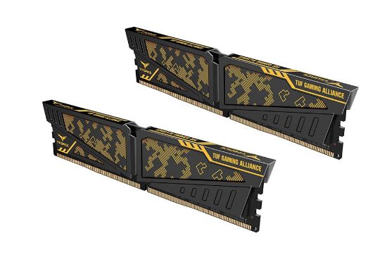 Team T-Force Vulcan TUF Gaming Alliance 16GB (2x8GB) 3600MHz CL18 DDR4 Gaming Ram (TLTYD416G3600HC18JDC01) resmi