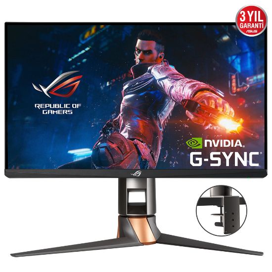 ASUS ROG SWİFT PG259QNR 24.5 1MS 360HZ IPS FHD  resmi