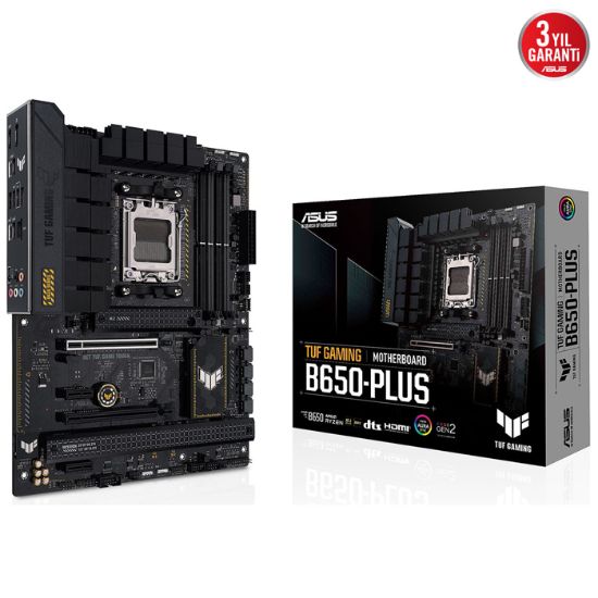 ASUS TUF GAMING B650-PLUS DDR5 6400MHz+(OC) DP HDMI M.2 ATX AM5 resmi