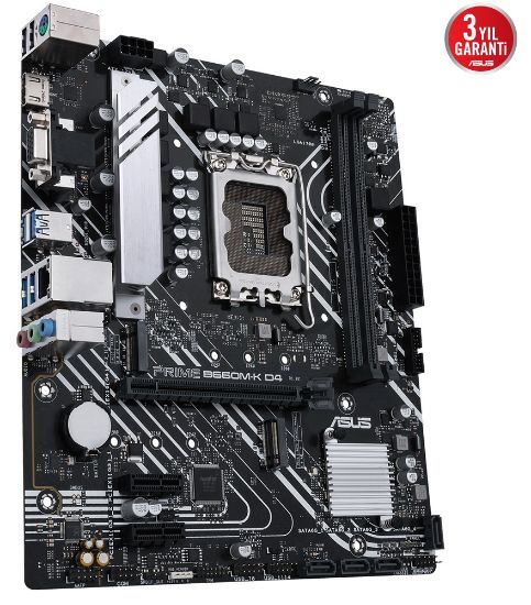 ASUS PRIME B660M-K D4 DDR4 5333(OC) M.2  mATX 1700p resmi