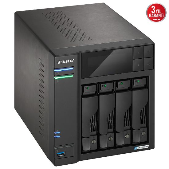 ASUSTOR AS6704T 4 YUVALI 4GB NAS DEPOLAMA ÜNİTESİ resmi