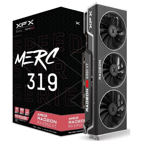 XFX Speedster MERC 319 RX 6950 XT 16GB GDDR6 256Bit Black (RX-695XATBD9) resmi