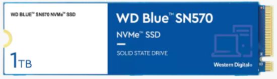 1TB WD BLUE M.2 NVMe SN570 3500/3000MB/s WDS100T3B0C SSD resmi