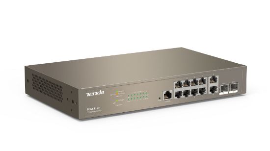 TENDA TEG5312F 10PORT 10/100/1000 YÖNETİLEBİLİR SWITCH resmi