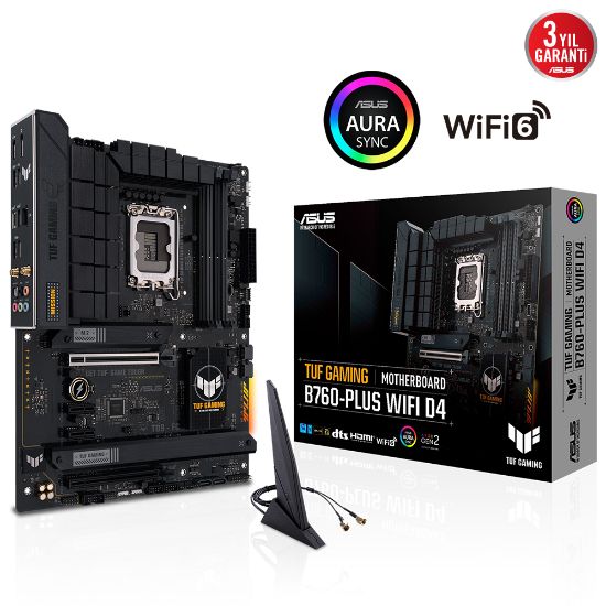 ASUS TUF GAMING B760-PLUS WIFI D4 INTEL resmi