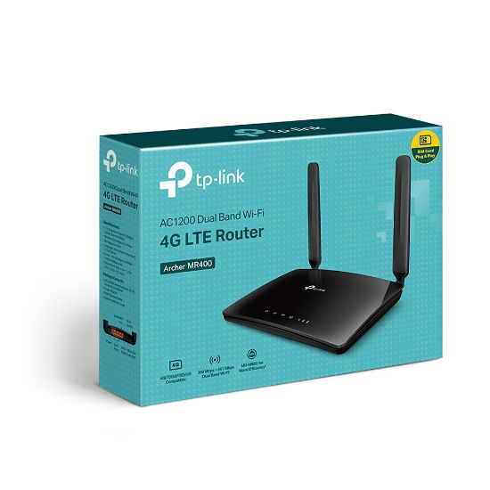 TP-LINK ARCHER MR400 AC1200 4PORT A.POINT/ROUTER resmi