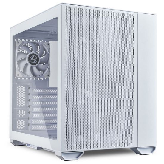 Lian Li O11 Air Mini White O11AMW 2x140mm/1x120mm PWM Fan Mesh Temperli Cam USB Type-C Beyaz ATX Mini-Tower Gaming Kasa resmi