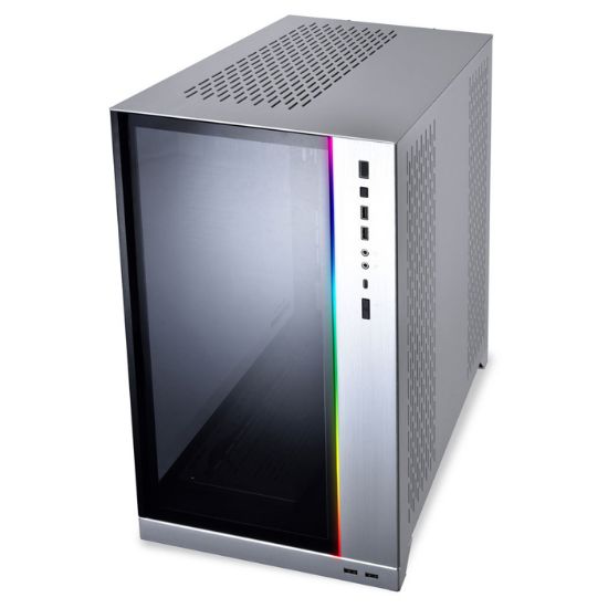 Lian Li O11 Dynamic XL ROG Certified Gümüş RGBli E-ATX Full Tower Gaming Kasa (G99.O11DXL-A.00) resmi