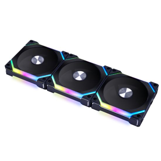 LIAN LI UNI FAN SL120 V2 BLACK 3x120 MM RGB KASA FANI resmi