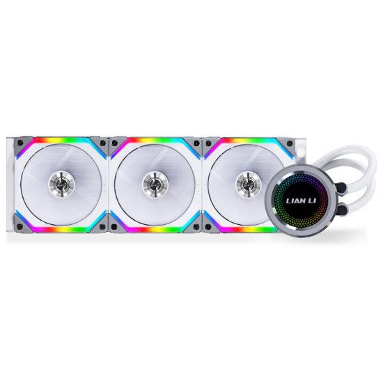 Lian Li Galahad AIO 360 UNI Fan SL Edition White 360mm RGB Beyaz İşlemci Sıvı Soğutucu resmi