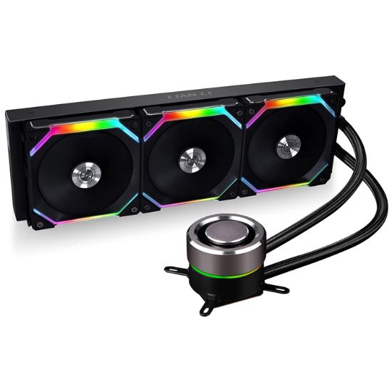 Lian Li Galahad AIO 360 UNI Fan SL Edition Black 360mm RGB Siyah İşlemci Sıvı Soğutucu resmi