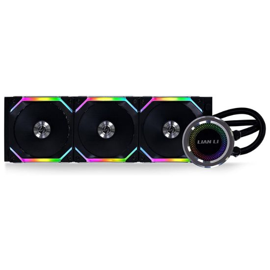 Lian Li Galahad AIO 360 UNI Fan SL Edition Black 360mm RGB Siyah İşlemci Sıvı Soğutucu resmi