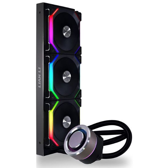 Lian Li Galahad AIO 360 UNI Fan SL Edition Black 360mm RGB Siyah İşlemci Sıvı Soğutucu resmi