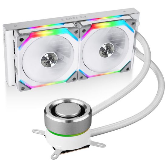 Lian Li Galahad AIO 240 UNI Fan SL Edition White 240mm RGB Beyaz İşlemci Sıvı Soğutucu resmi