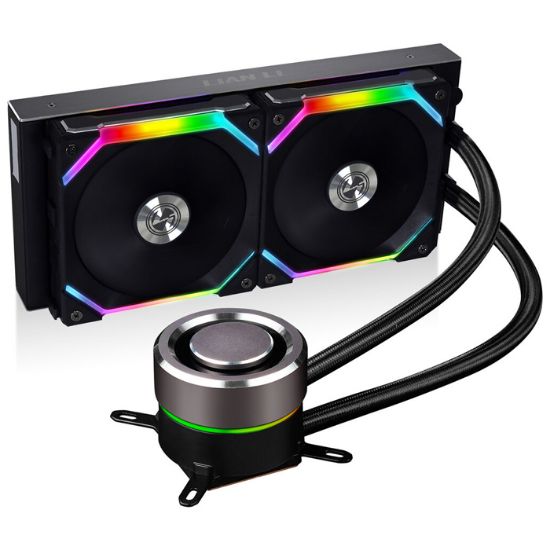 Lian Li Galahad AIO 240 UNI Fan SL Edition Black 240mm RGB Siyah İşlemci Sıvı Soğutucu resmi