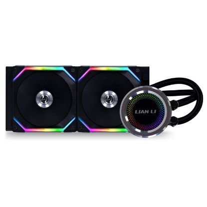 Lian Li Galahad AIO 240 UNI Fan SL Edition Black 240mm RGB Siyah İşlemci Sıvı Soğutucu resmi